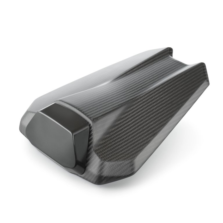KTM Pillion Seat Cover – כיסוי קרבון למושב הנוסע באופנוע, גימור מט