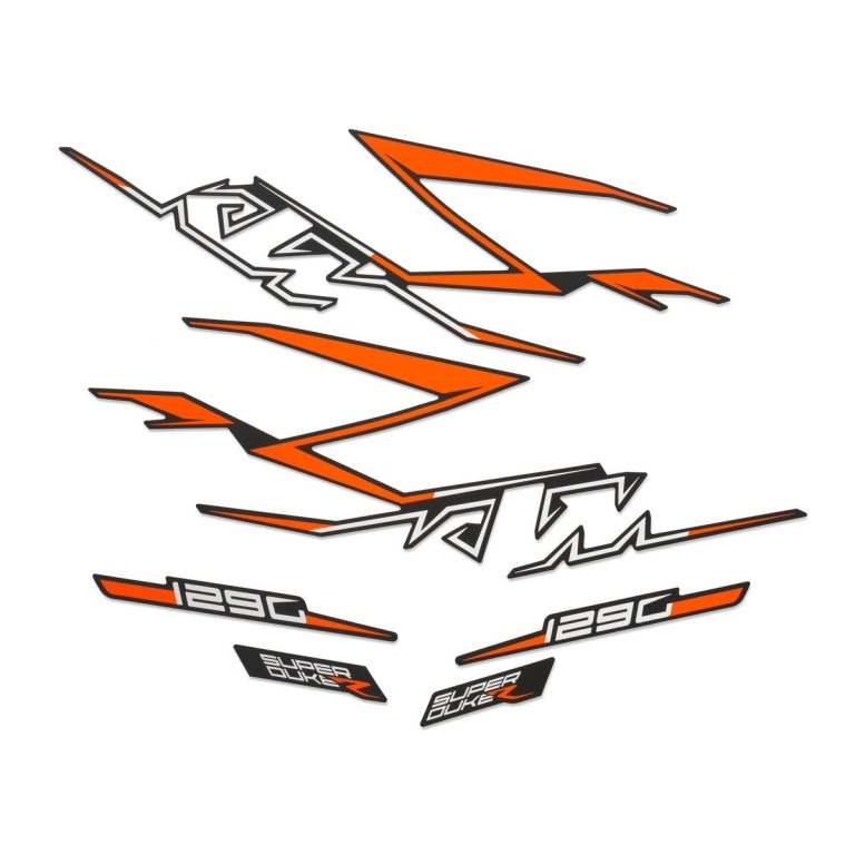 KTM Carbon Graphics Kit – ערכת מדבקות קרבון לאופנוע