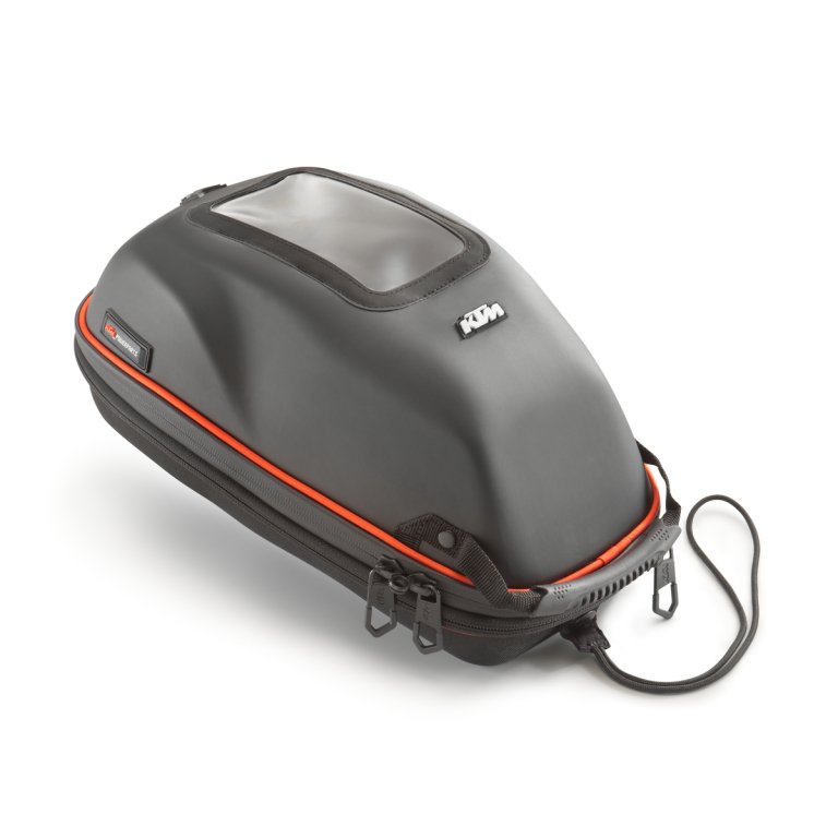 KTM Tank Bag – תיק מיכל לאופנוע, Quicklock, מתרחב מ-5 ל-9 ליטר