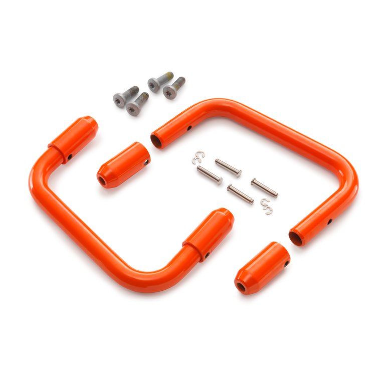 KTM Crash Bar Kit – מגני מנוע (קראש בר) מפלדה לאופנוע, כתום