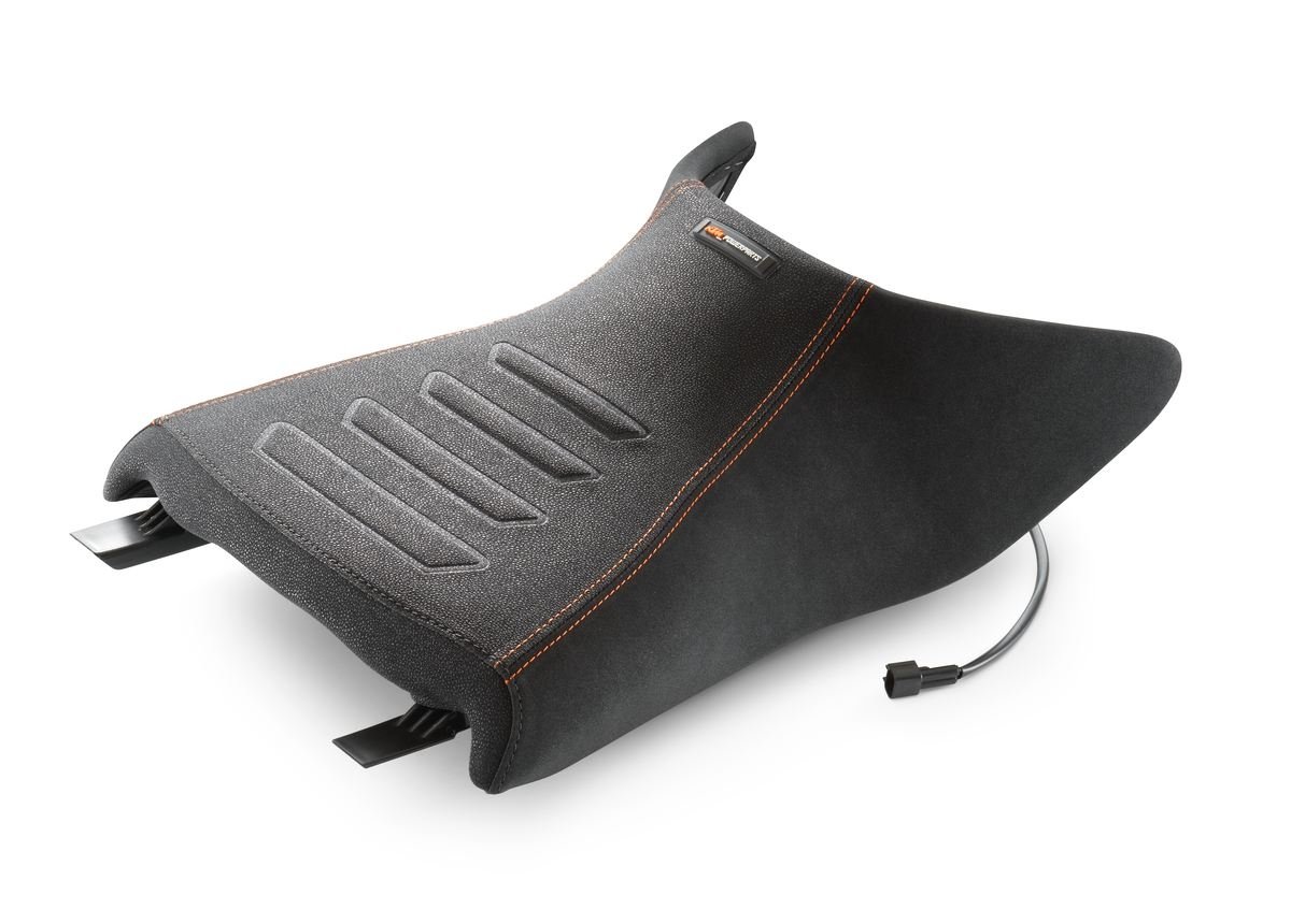 KTM Ergo Rider's Seat – מושב רוכב ארגונומי מחומם לאופנוע, בגובה המקורי