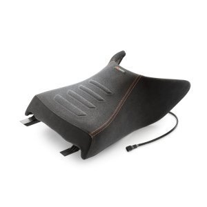 KTM Ergo Rider's Seat – מושב רוכב ארגונומי מחומם לאופנוע, גבוה ב-12 מ"מ