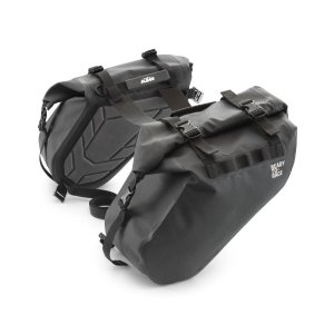 KTM Side Bag Set – סט תיקי צד עמידים במים לאופנוע, 24 ליטר