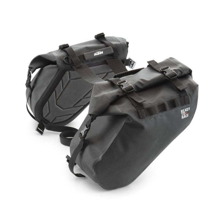 KTM Side Bag Set – סט תיקי צד עמידים במים לאופנוע, 24 ליטר