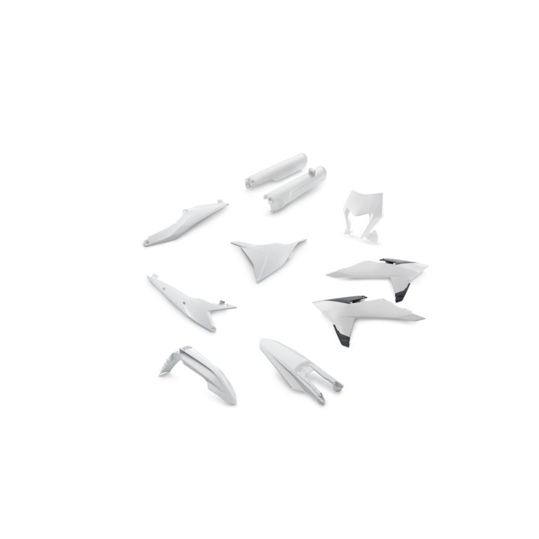 KTM Plastic Parts Kit – סט חלקי פלסטיקה לאופנוע, לבן, בלי גרפיקה