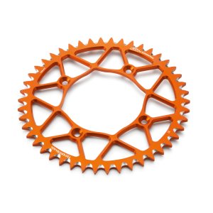 KTM Rear Sprocket – גלגל שיניים אחורי מאלומיניום לאופנוע, 50 שיניים, כתום