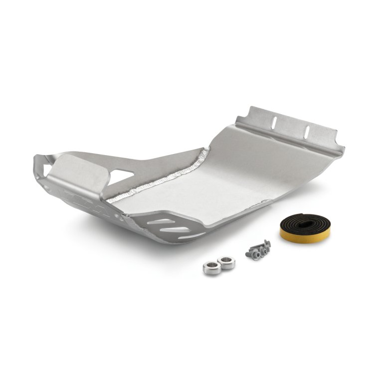 KTM Skid Plate – מגן גחון מאלומיניום 4 מ"מ לאופנוע שטח 2 פעימות (72503990000)
