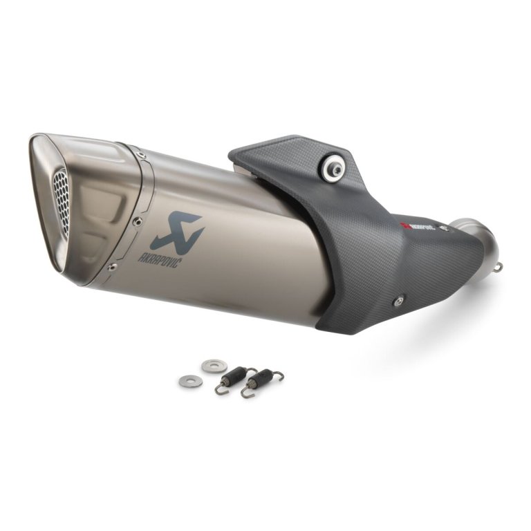 Akrapovič Slip-on Line – משתיק טיטניום לאופנוע כביש, מראה מירוץ