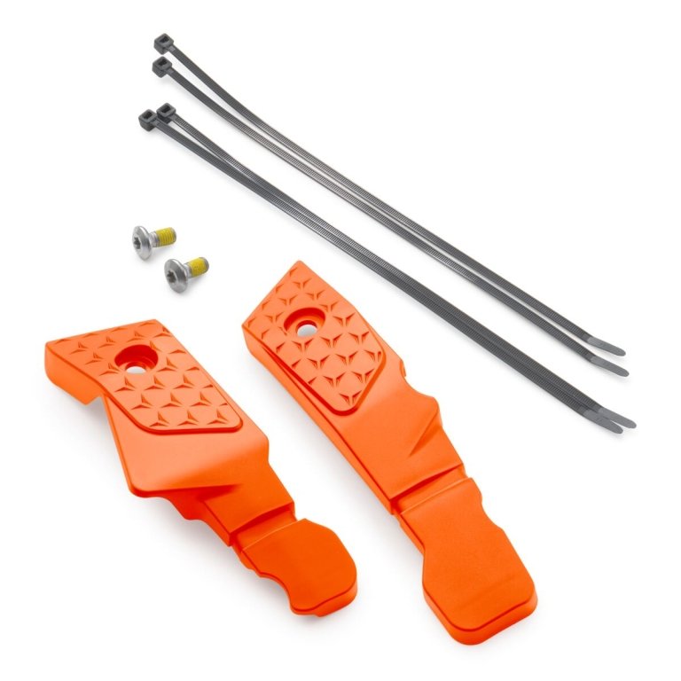 KTM Frame Protection Set – מגני שלדה מפלסטיק לאופנוע, כתום