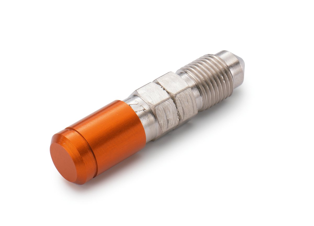 KTM Brake Bleeder Screw – בורג ניקוז אוויר לבלם עם שסתום חוזר, כתום