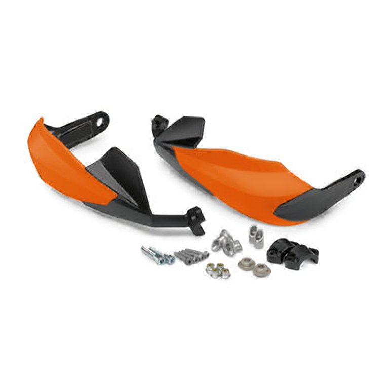 KTM Handguard Kit – מגני ידיים סגורים לאופנוע, כתום, גרסה נמוכה