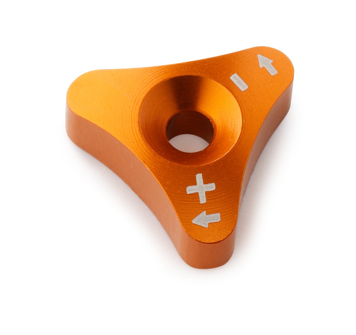 KTM Factory Adjuster Wheel – גלגלת כיוונון קומפרסיה מאלומיניום CNC, כתומה