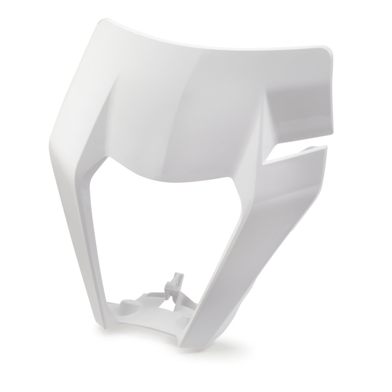 KTM Headlight Shroud – מסכת פנס קדמי לאופנוע, לבנה