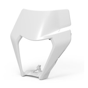 KTM Headlight Shroud – מסכת פנס קדמית לאופנוע, לבנה