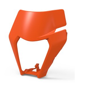 KTM Headlight Shroud – מסכת פנס קדמית לאופנוע, כתומה