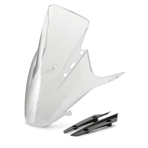 KTM Windshield – מגן רוח בצורת בועה לאופנוע, למסלול בלבד, שקוף