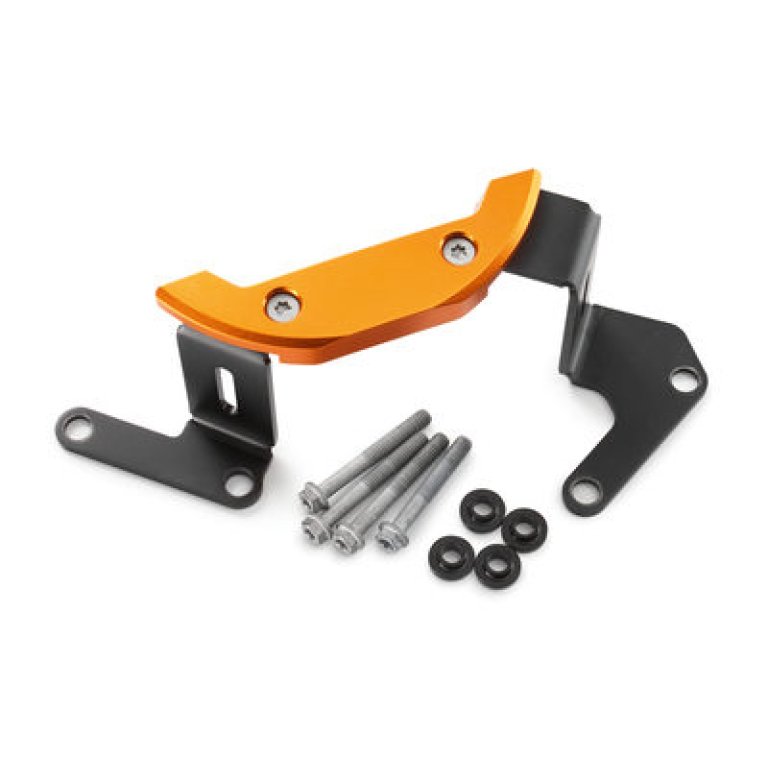 KTM Ignition Cover Protection – מגן למכסה ההצתה באופנוע, אלומיניום שחור-כתום
