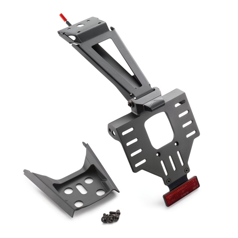 KTM Licence Plate Holder Support – תושבת מקוצרת ללוחית הרישוי באופנוע, שחור