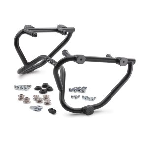 KTM Side Bag Carrier – תושבת צינורות פלדה לתיקי צד לאופנוע, שחור
