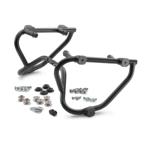 KTM Side Bag Carrier – תושבת צינורות פלדה לתיקי צד לאופנוע, שחור