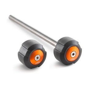 KTM Crash Bung Kit – מגיני נפילה למזלג האופנוע, אלומיניום כתום