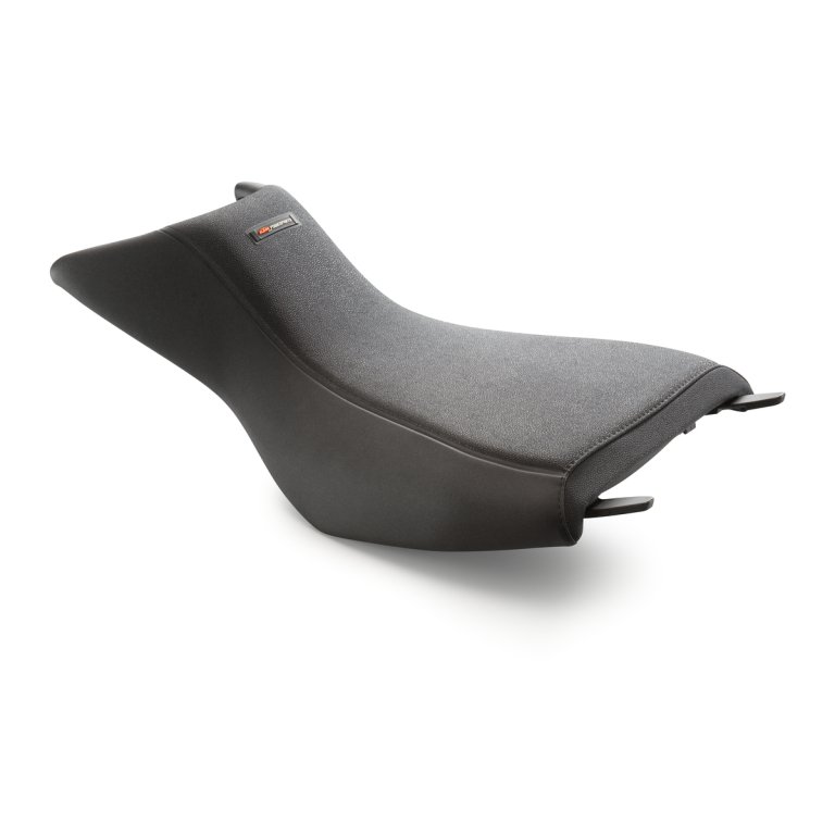 KTM Ergo Rider's Seat – מושב רוכב ארגונומי לאופנוע, גבוה ב-5 מ"מ, שחור