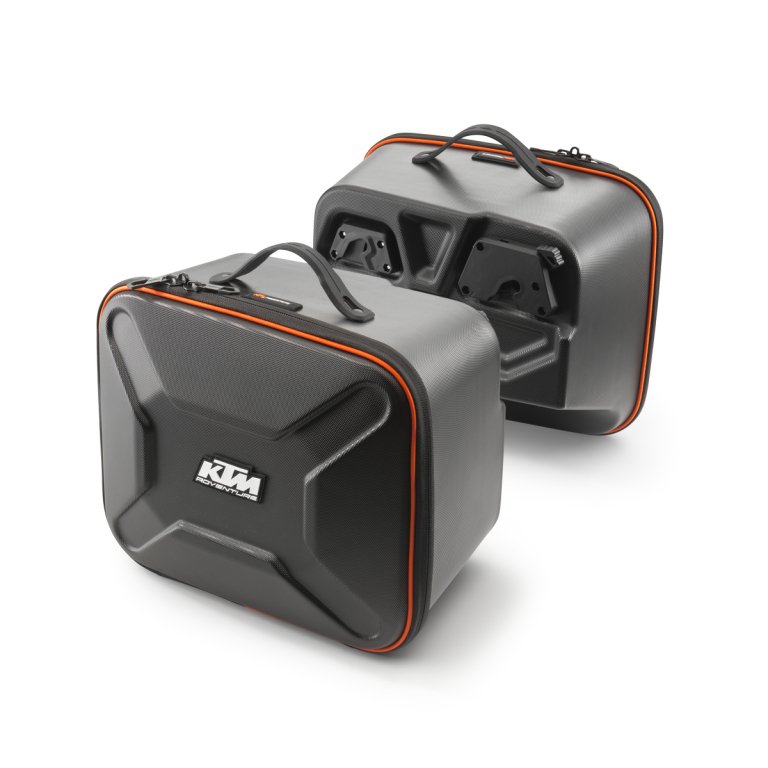 KTM Side Bag Set – סט תיקי צד לאופנוע, 16 ו-19 ליטר