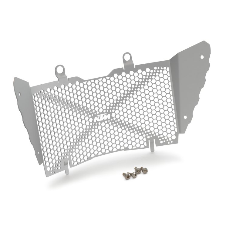 KTM Radiator Protection Grille – רשת מגן מאלומיניום לרדיאטור של האופנוע