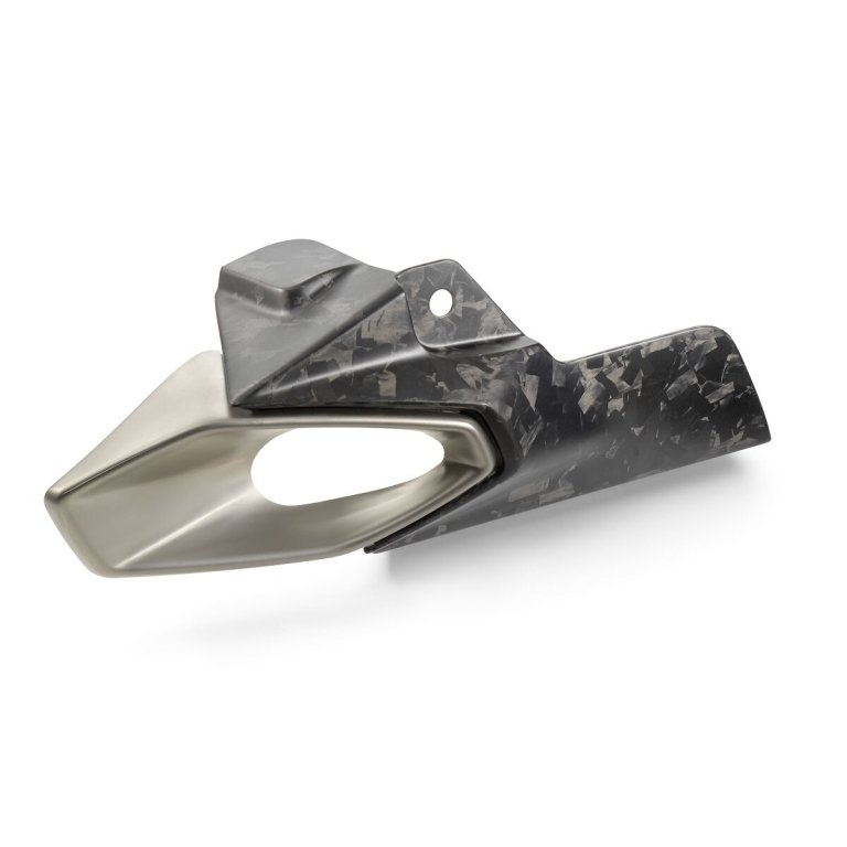 KTM Exhaust Cover – כיסוי קרבון לסיילנסר המקורי של האופנוע