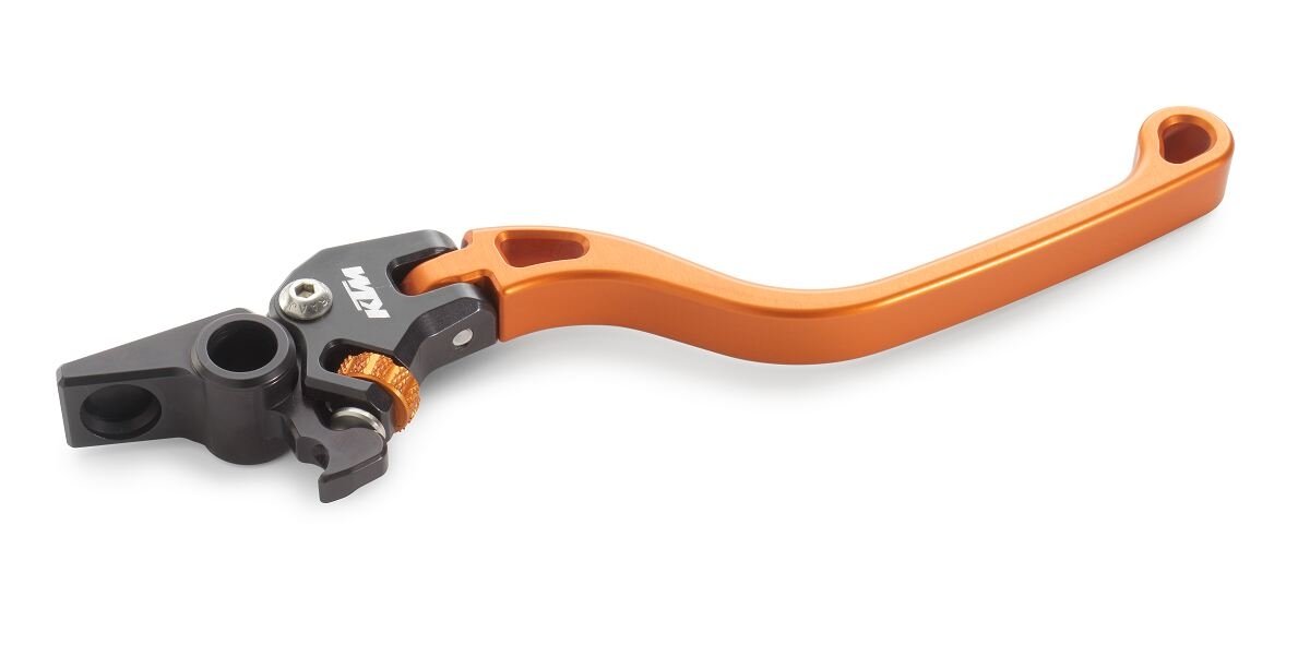 KTM Brake Lever – ידית בלם מתקפלת לאופנוע, מרחק אחיזה מתכוונן