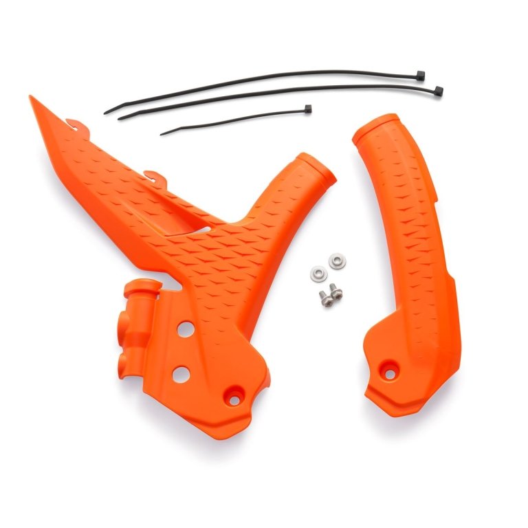 KTM Frame Protection Set – סט מגני שלדה לאופנוע שטח, כתום (A46003094000EB)