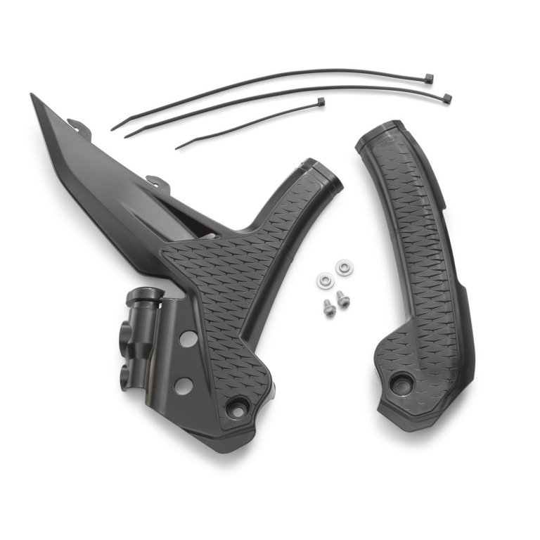 KTM Factory Racing Frame Protection Set – סט מגני שלדה לאופנוע שטח, שחור