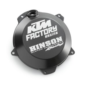 Hinson Outer Clutch Cover – מכסה מצמד חיצוני מאלומיניום CNC לאופנוע, שחור