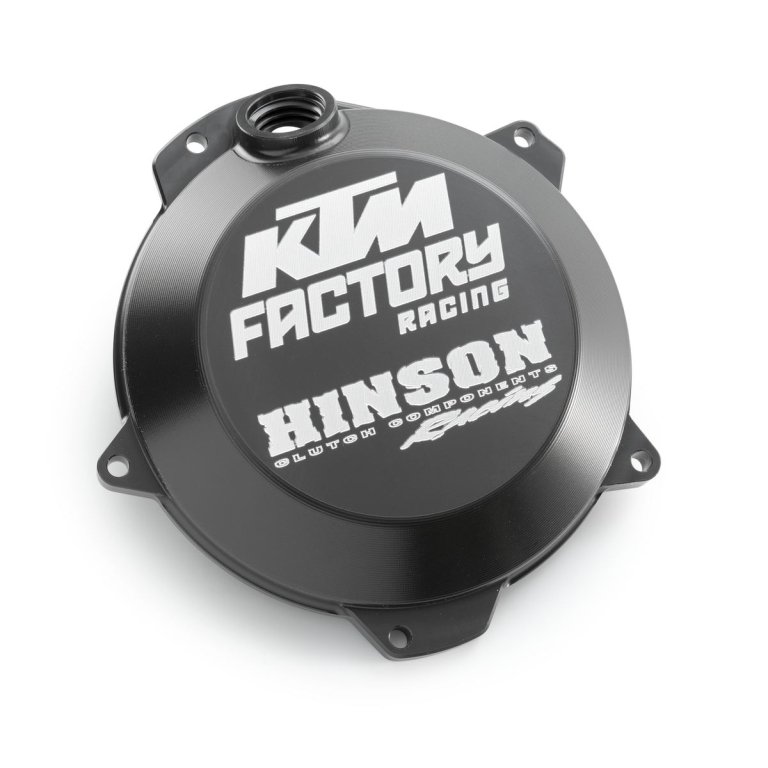 Hinson Outer Clutch Cover – מכסה מצמד חיצוני מאלומיניום CNC לאופנוע, שחור