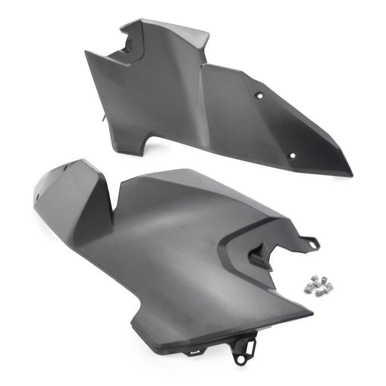 KTM Fuel Tank Fairing Kit – ערכת פלסטיקה למיכל הדלק של האופנוע, שחורה