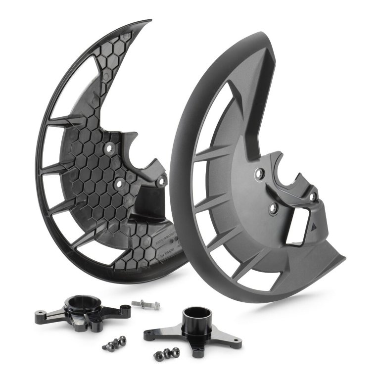 KTM Brake Disc Guard Kit – ערכת מגן דיסק בלם קדמי לאופנוע, עם תעלת קירור