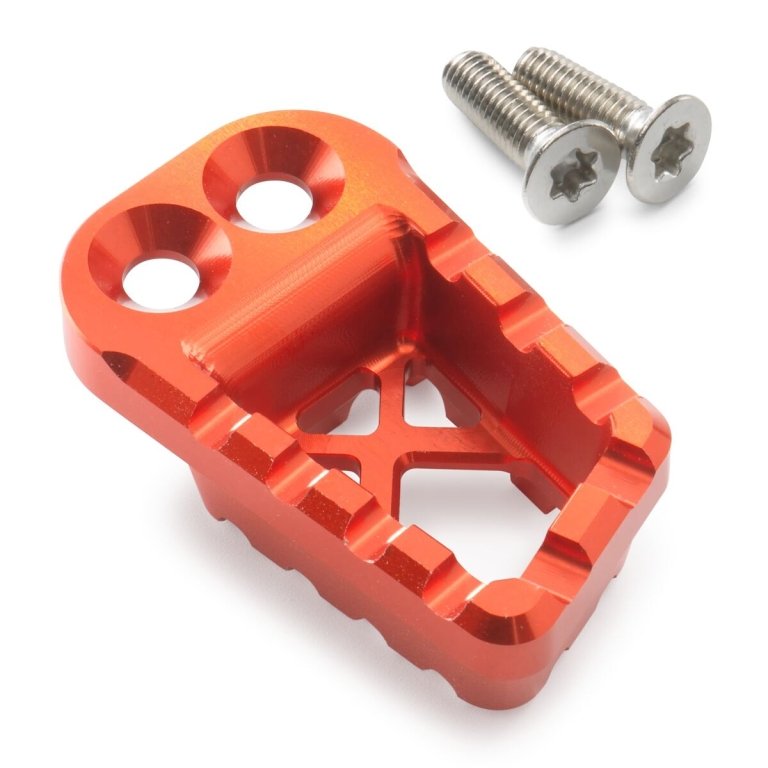 KTM Foot Brake Lever Step Plate – פלטת דריכה לדוושת הבלם האחורי, כתומה