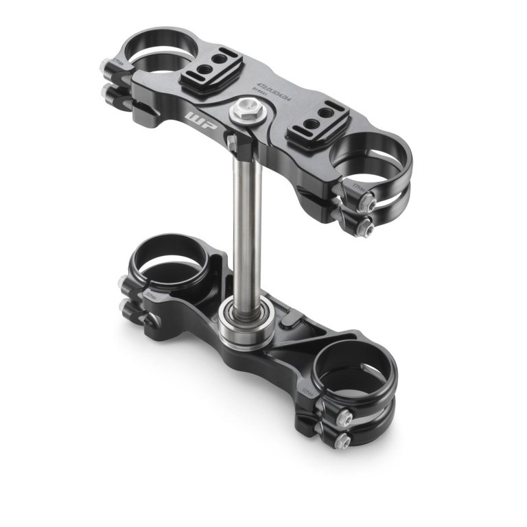 KTM Factory Triple Clamp – משולש היגוי CNC לאופנוע, שחור