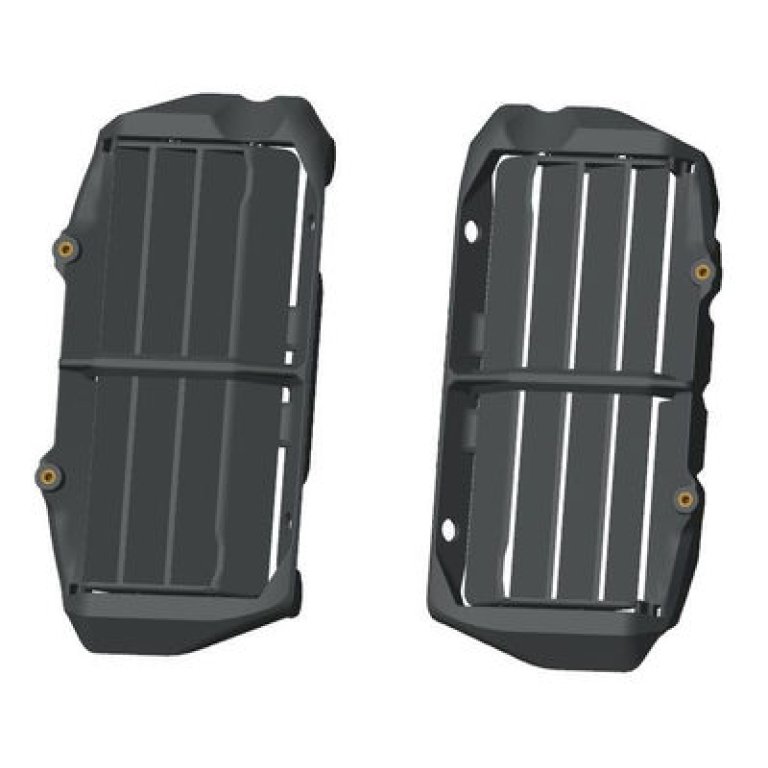 KTM Radiator Protection – מגן רדיאטור לאופנוע, כולל רשתות מגן מותאמות, שחור