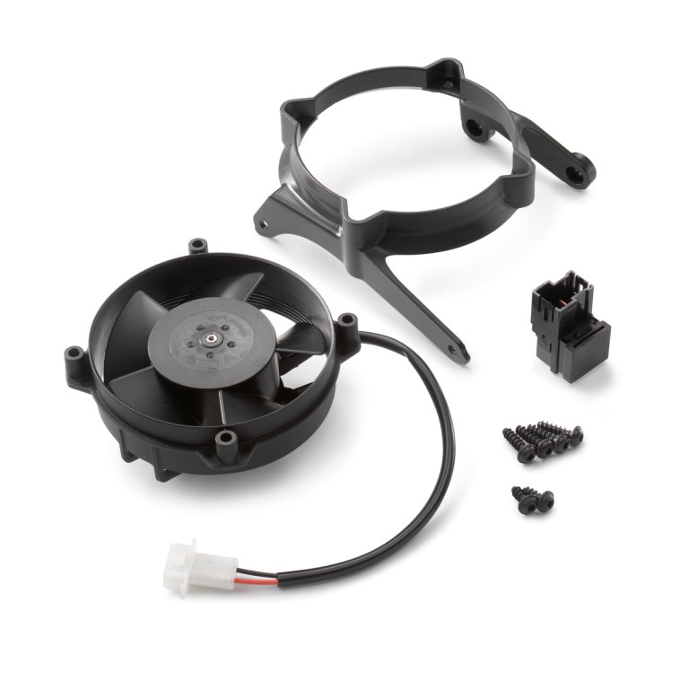 KTM Radiator Fan – מאוורר רדיאטור לאופנוע, הרכבת Plug & Play
