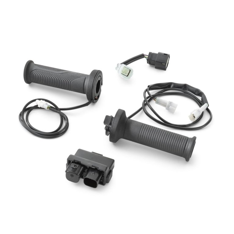 KTM Heated Grip Kit – ערכת גריפים מחוממים לאופנוע, 4 דרגות חימום