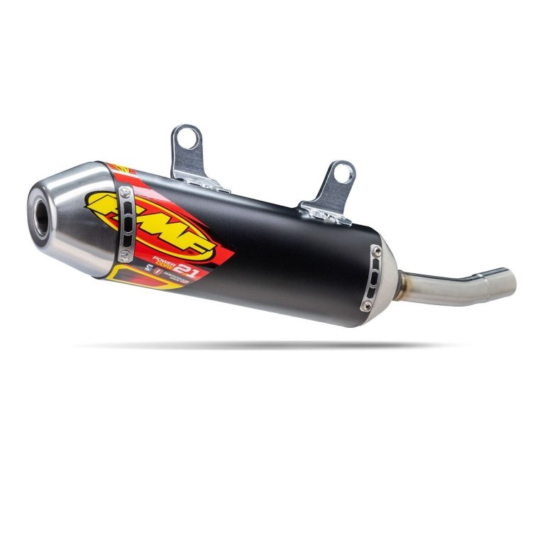 FMF Powercore 2.1 – משתיק אגזוז לאופנוע מוטוקרוס דו-פעימתי, שחור