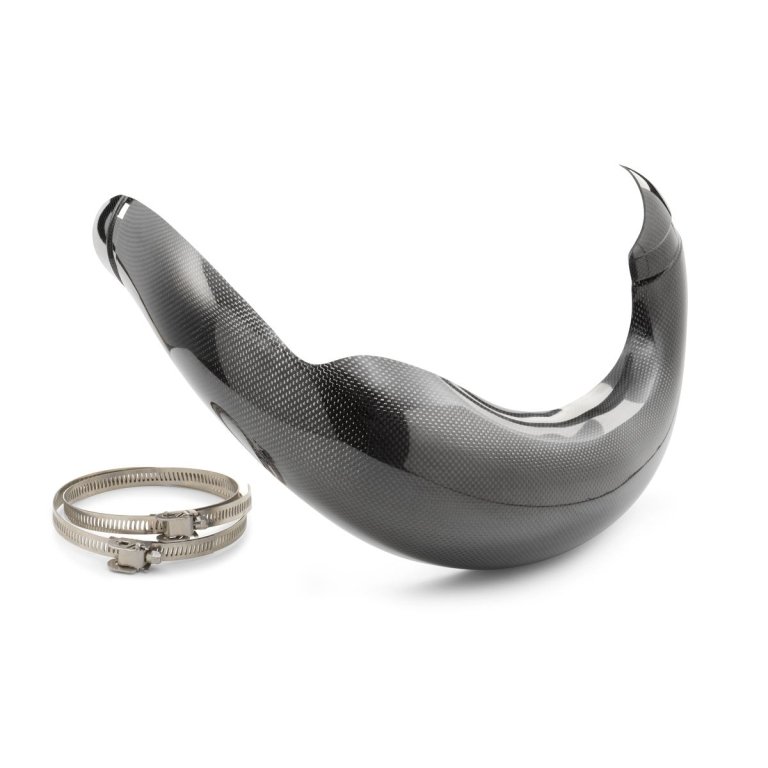 KTM Expansion Chamber Guard – מגן קרבון לצינור ההתפשטות באופנוע דו-פעימתי (A44005994000)