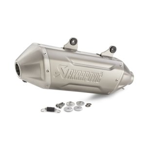 Akrapovič Slip-on Line – משתיק טיטניום לאופנוע שטח ארבע פעימות, תקן רעש FIM