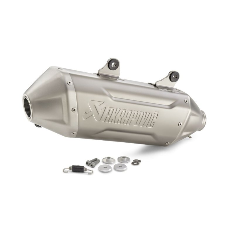 Akrapovič Slip-on Line – משתיק טיטניום לאופנוע שטח ארבע פעימות, תקן רעש FIM