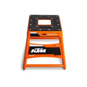 Matrix A2 Bike Stand – מעמד אלומיניום לאופנוע עם ריפוד מונע החלקה, כתום
