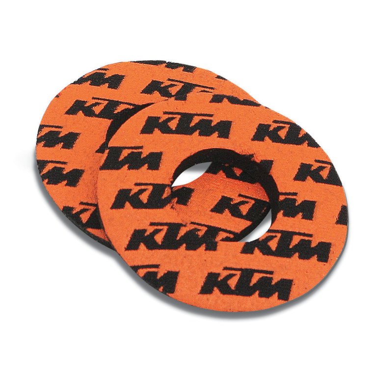 KTM Grip Donut Set – סט טבעות ניאופרן לגריפים של האופנוע, כתום