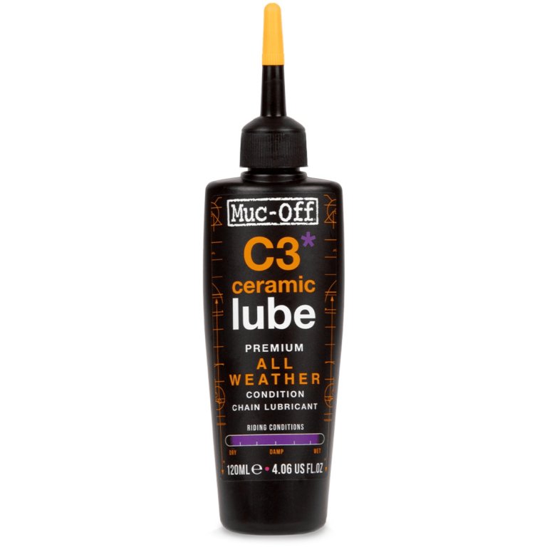 Muc-Off C3 Ceramic All Weather Bicycle Lube 120ml שמן קרמי לכל תנאי מזג אוויר לאופניים