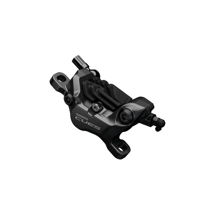 בלם דיסק הידראולי Shimano U8020 Cues קדמי/אחורי עם רפידות רזין N03A ללא מתאם