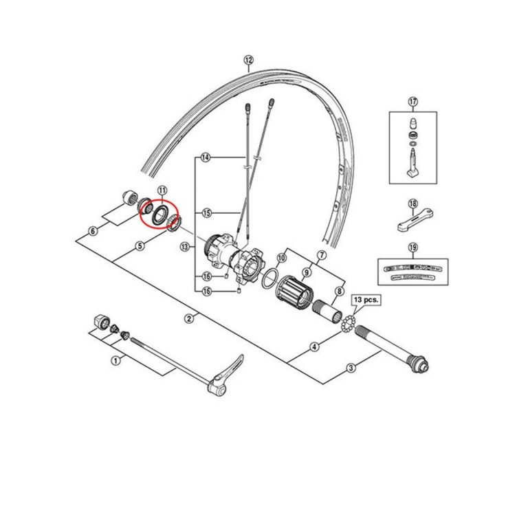 טבעת אטימה Shimano ל-7900/7850C/7850SL/975/970/776/775/770